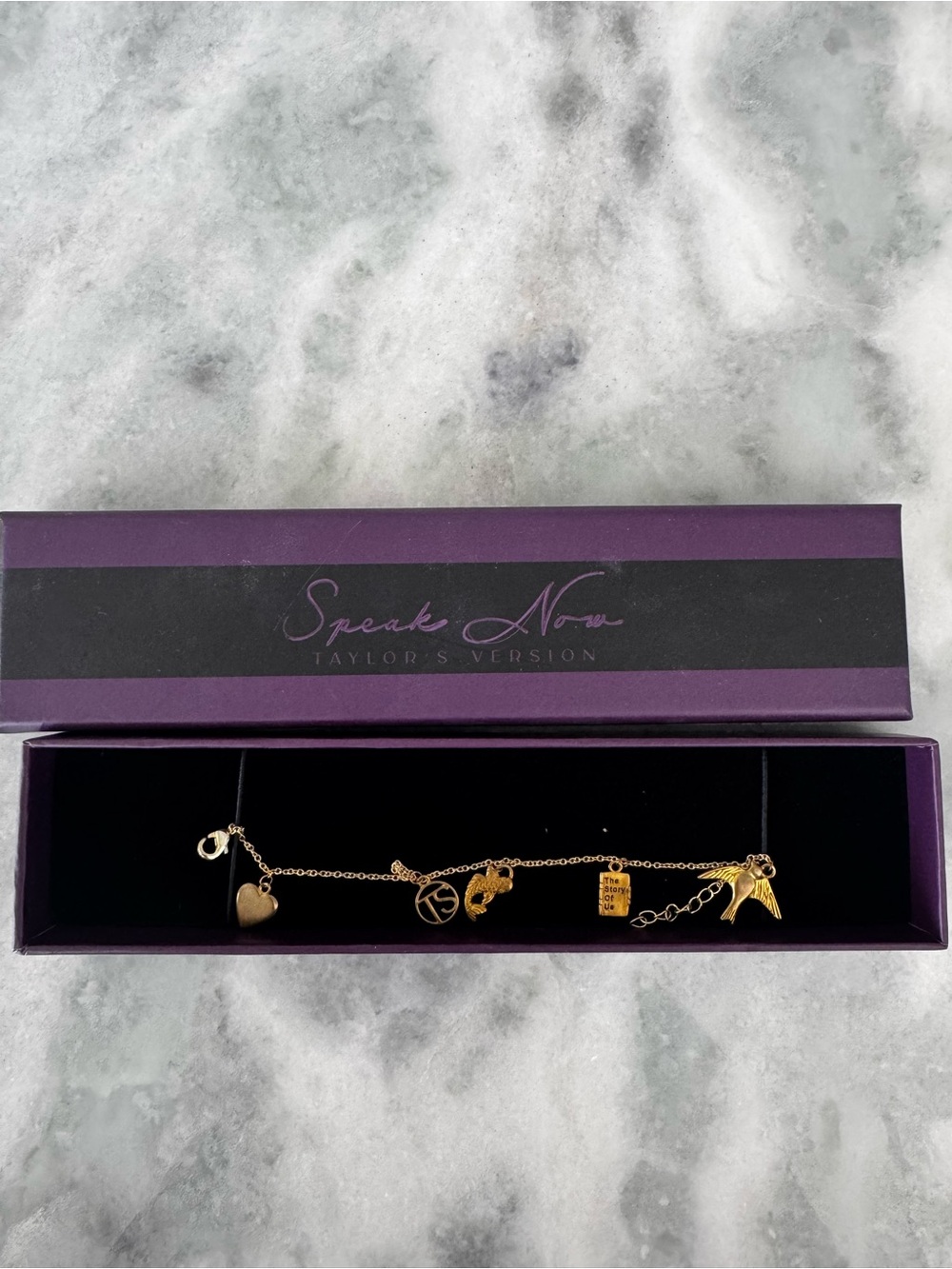 Taylor’s Version Gold Charm Bracelet - Speak Now Collection